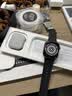 Apple/苹果 Watch S11 智能手表GPS款42毫米深空灰色铝金属表壳黑色运动型表带S/M MEUG4CH/B 实拍图