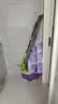 妙洁胶棉拖把27cm杆长120共2头滚轮式懒人家用一拖净免手洗海绵吸水 实拍图