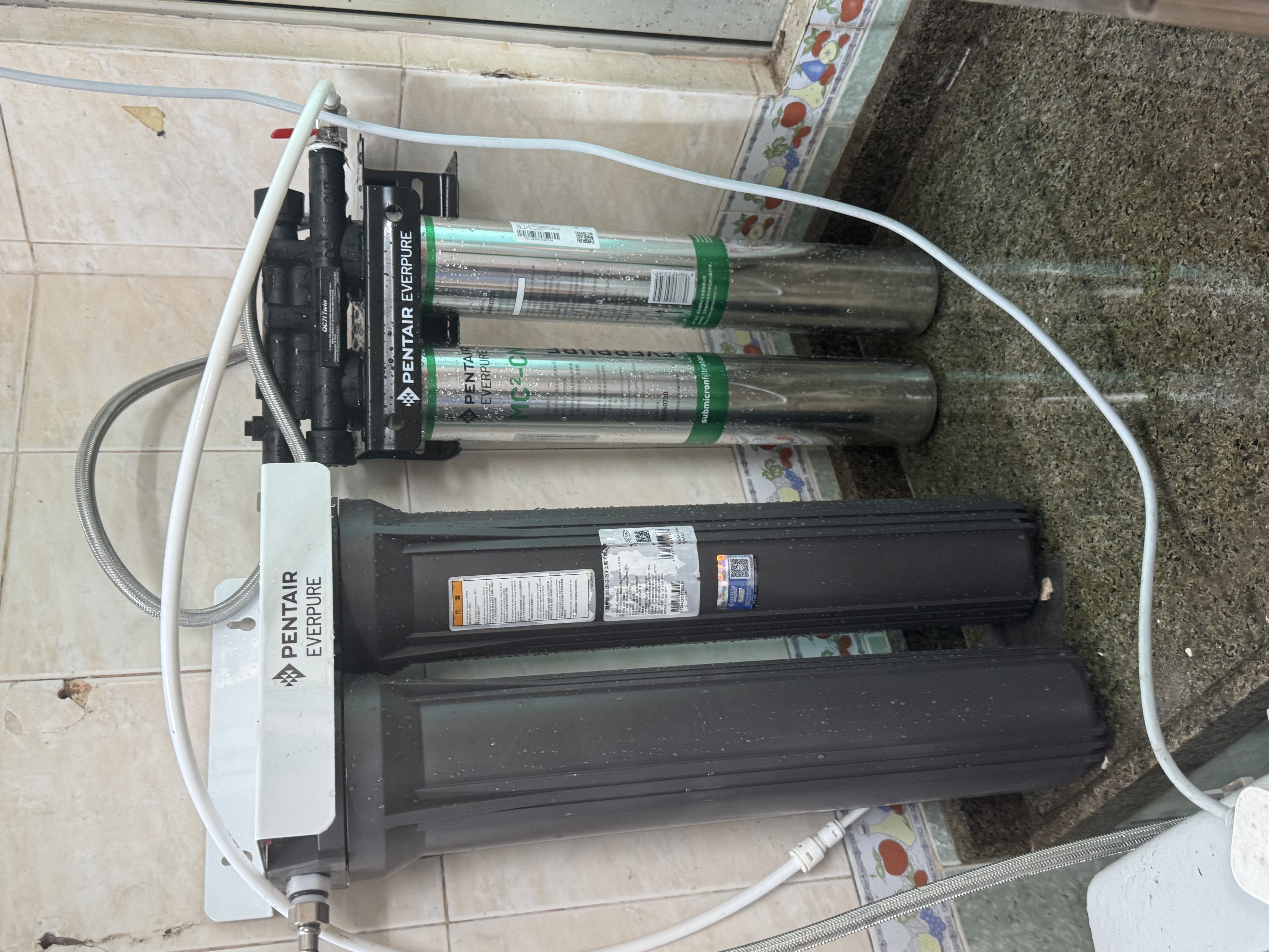 爱惠浦（Everpure）Freshdrink2-MC2双联净水器 商用奶茶咖啡店净水机净水器商用净饮机 超滤+MC2套餐+20寸双滤瓶 实拍图