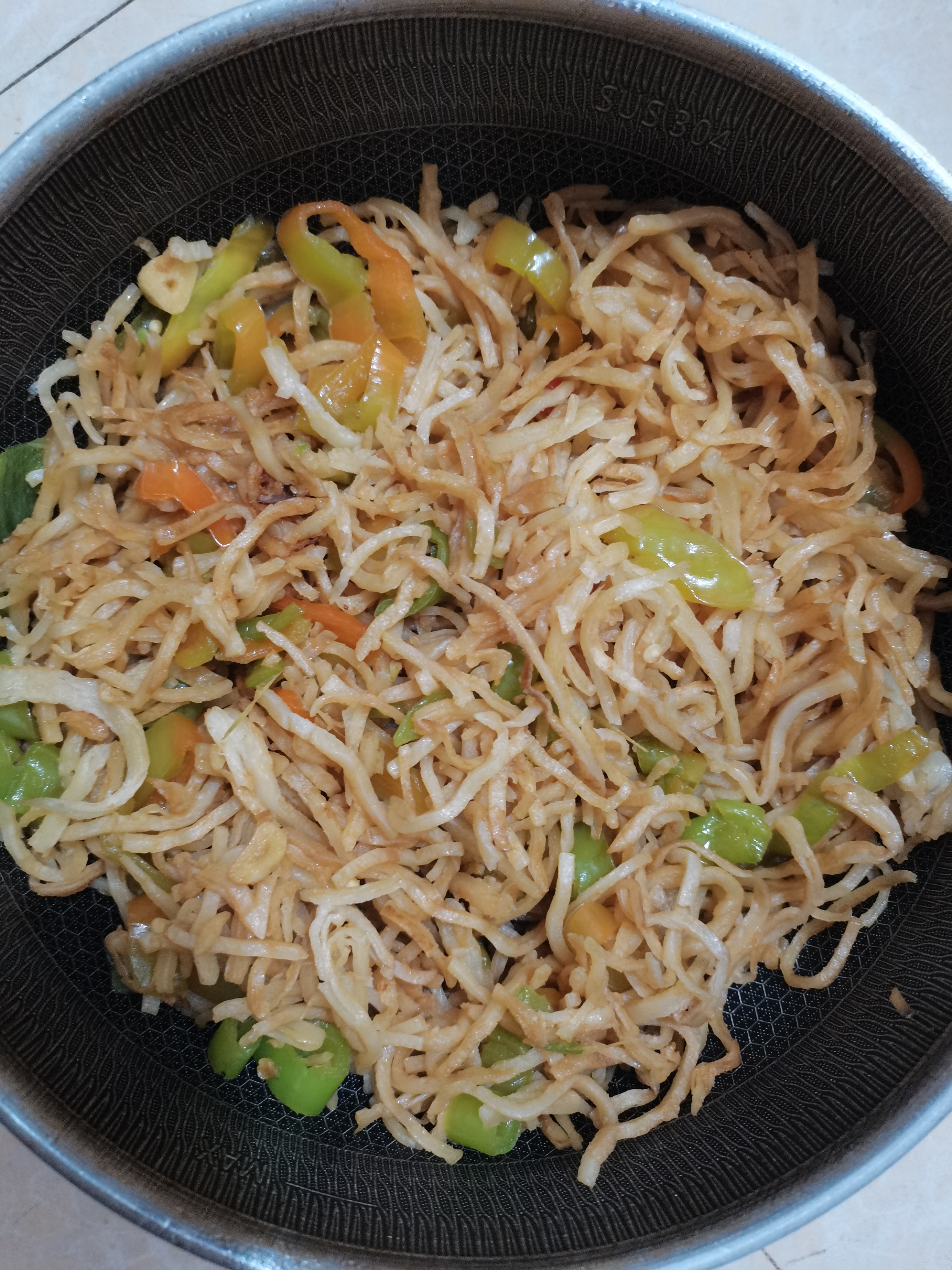 河北饼丝炒饼焖烩饼抽真空方便小包装石家庄辛集特产传统特色面食 高筋细饼丝2.5斤 京东快递|送货上门 实拍图