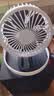usb小风扇静音办公室桌上桌面电风扇夏季家用小电扇台扇usb风扇宿舍小型笔记本电脑外接桌面 5寸旗舰白标准款 实拍图