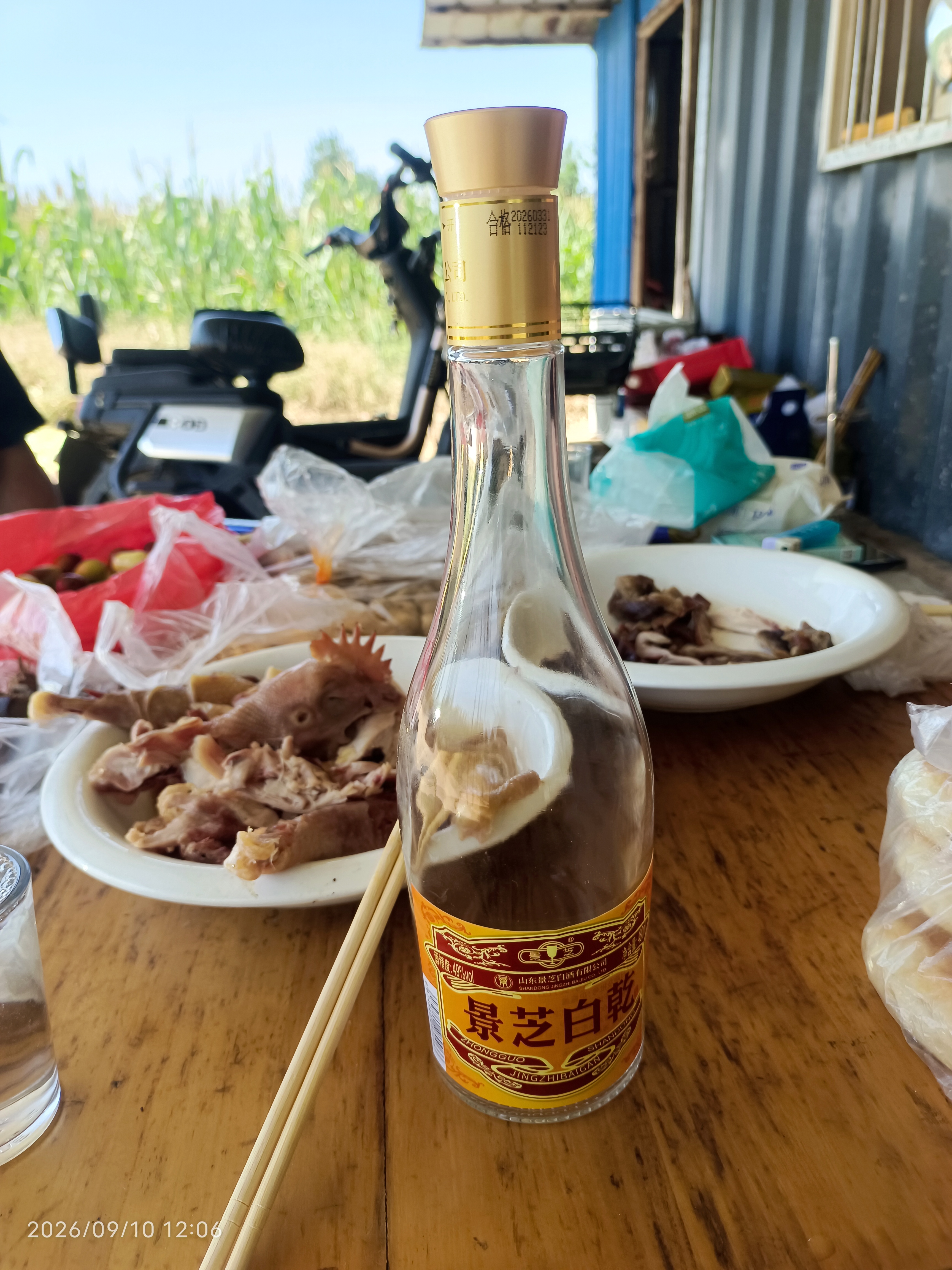 景芝 白乾老黄皮 高度白酒 49度 480ml*6瓶 整箱装 中秋送礼 实拍图