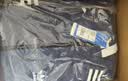 adidas通勤百搭三条纹休闲运动夹克早秋外套男女阿迪达斯三叶草 浅灰 (推荐选大一码)   XS 实拍图