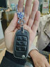 长安钥匙包CS55 CS75 逸动DT CX70 CS15 CS35奔奔真皮钥匙套汽车钥匙扣 A款折叠黑色 实拍图