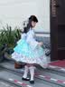G.duck童装洛丽塔公主裙女童连衣裙夏季美人鱼裙子儿童蛋糕裙生日蓬蓬裙 单件裙子送鱼骨裙撑和灯带 110 尺码4~5岁【100-110cm】 实拍图