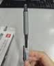 得力（deli）开学必备用品按动中性笔签字笔 0.5mm子弹头按动笔水笔 办公用品 黑色 12支/盒 33999高考考试 实拍图