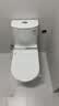 惠达（HUIDA）抽水马桶家用大冲力节水虹吸式卫生间坐便器HDC6218NB 400坑距 实拍图