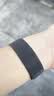 轩邑适用vivo Watch 5表带iQOO watch 5手表表带硅胶腕带男女款智能运动防水手表替换配件 黑色 实拍图