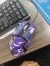 罗技（G） G502 HERO主宰者 有线鼠标 游戏鼠标  g502hero  可配重HERO引擎 礼盒送男友 RGB炫彩灯光 G502H（蓝紫防滑贴） 实拍图