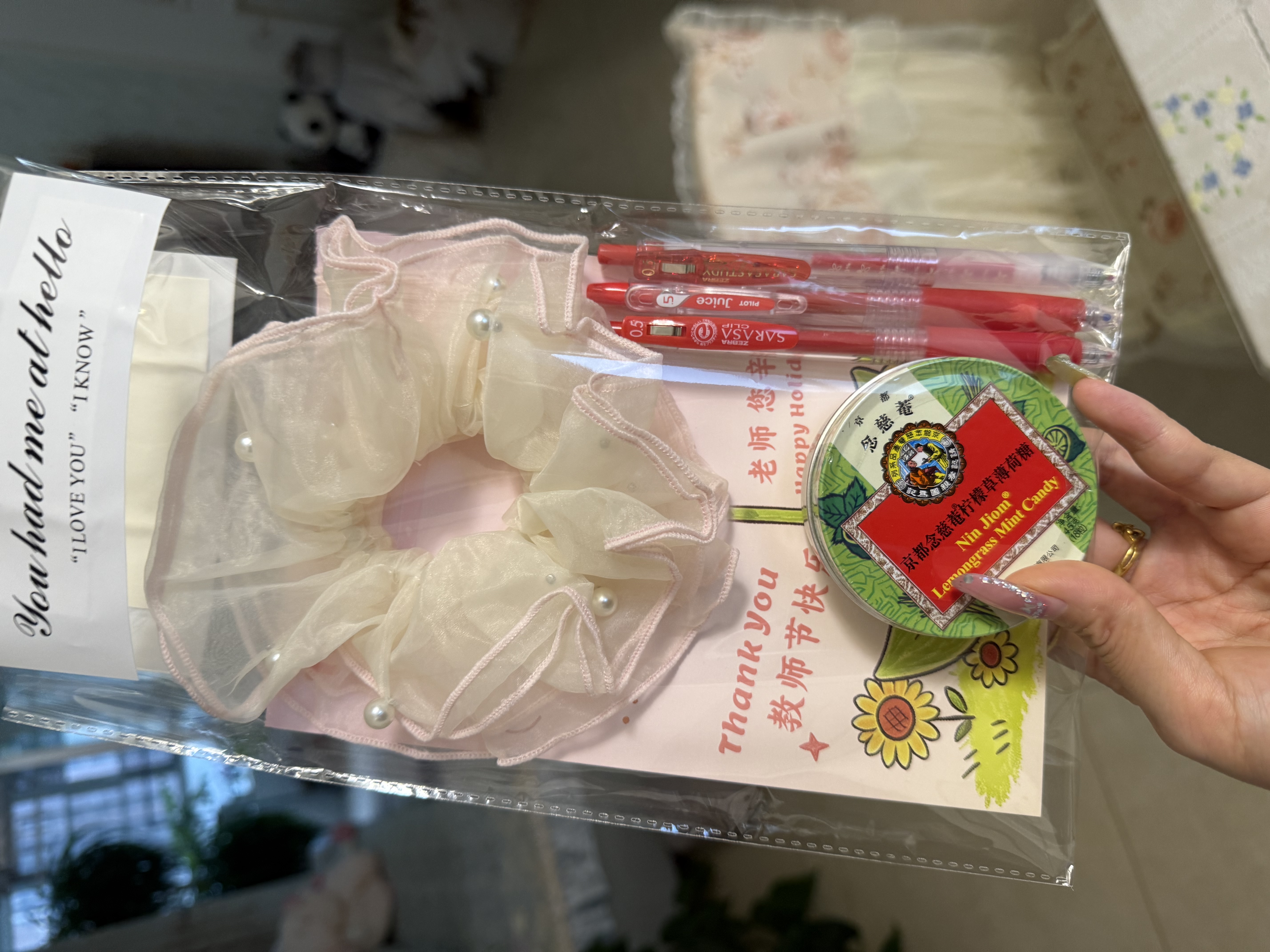 斑马牌（ZEBRA）十周年纪念版学霸系列笔 0.5mm按动中性笔 学生批改笔花朵刻度JJM88 红色 单支装 实拍图