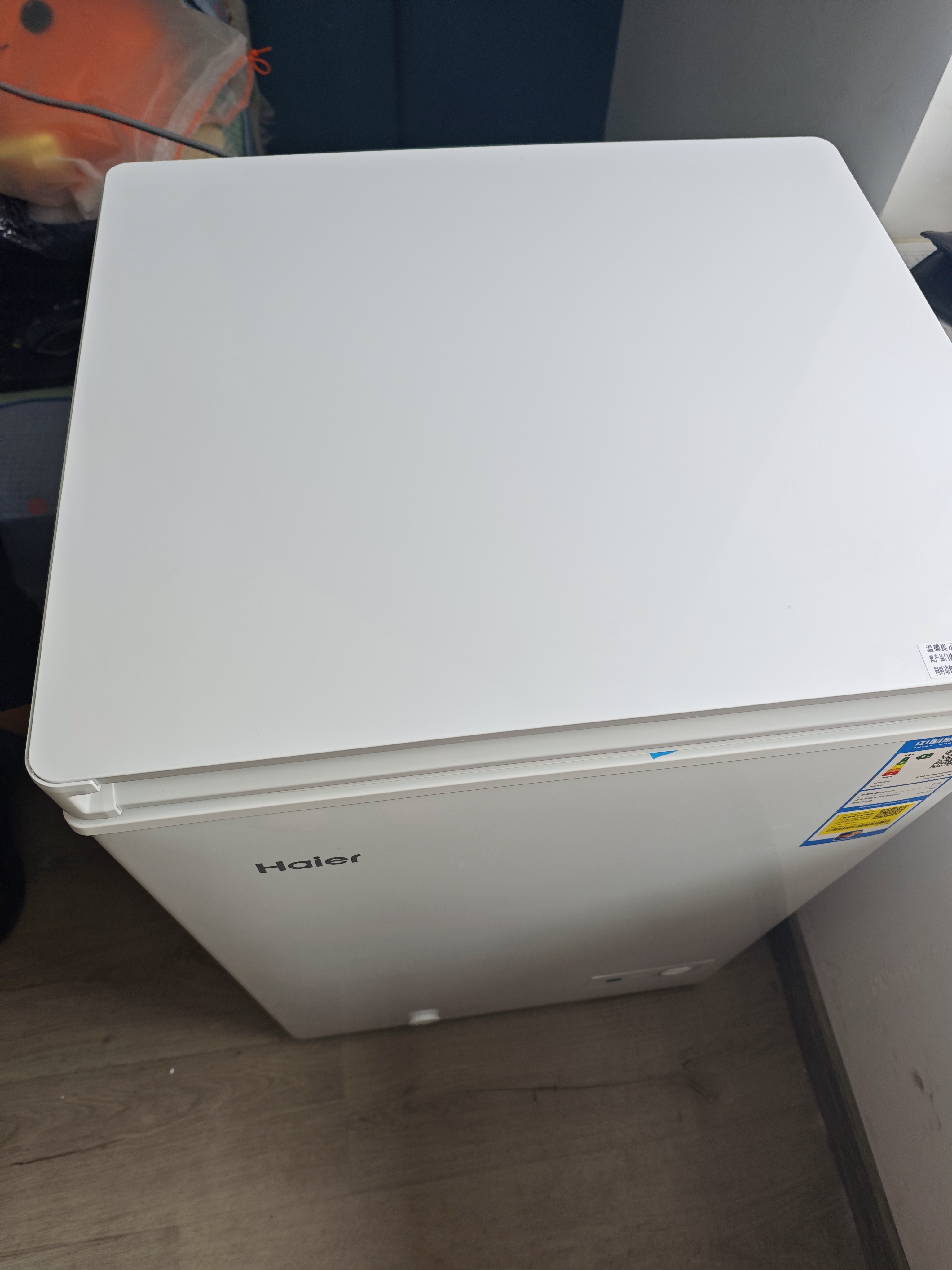 海尔（Haier）单温冰柜家用无需频繁除霜冷藏柜冷冻柜租房小型冰箱 100升 新品丨-30℃深冷锁鲜丨PCM钢板内胆 实拍图
