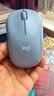 罗技（Logitech）M221 轻音鼠标 无线鼠标 办公鼠标 对称鼠标 带无线微型接收器 雾霭蓝 实拍图