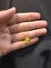 中国黄金（CHINA GOLD）黄金四叶草项链女款足金幸运草吊坠锁骨情人节生日礼物送女友老婆 四叶草吊坠【赠银镀金链】约0.9g 实拍图