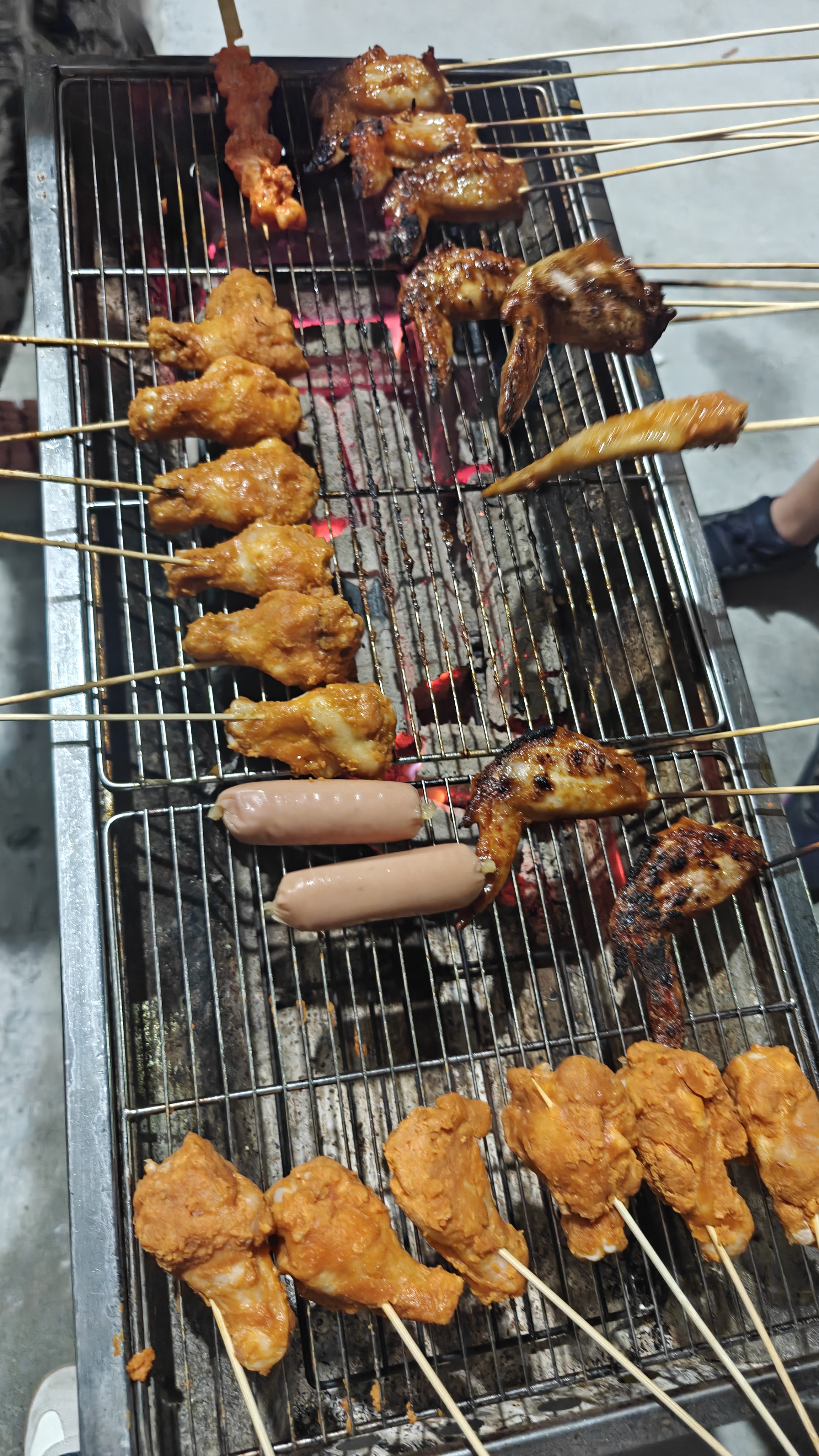 大希地鸡肉串鸡软骨串烧烤2斤 冷冻鸡脆骨串 油炸小吃空气炸锅 烧烤食材 实拍图