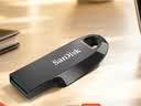 Sandisk闪迪64GB USB3.2 U盘 CZ550黑色 读速100MB/s 安全加密 数据恢复 学习办公电脑车载 高速大容量优盘 实拍图