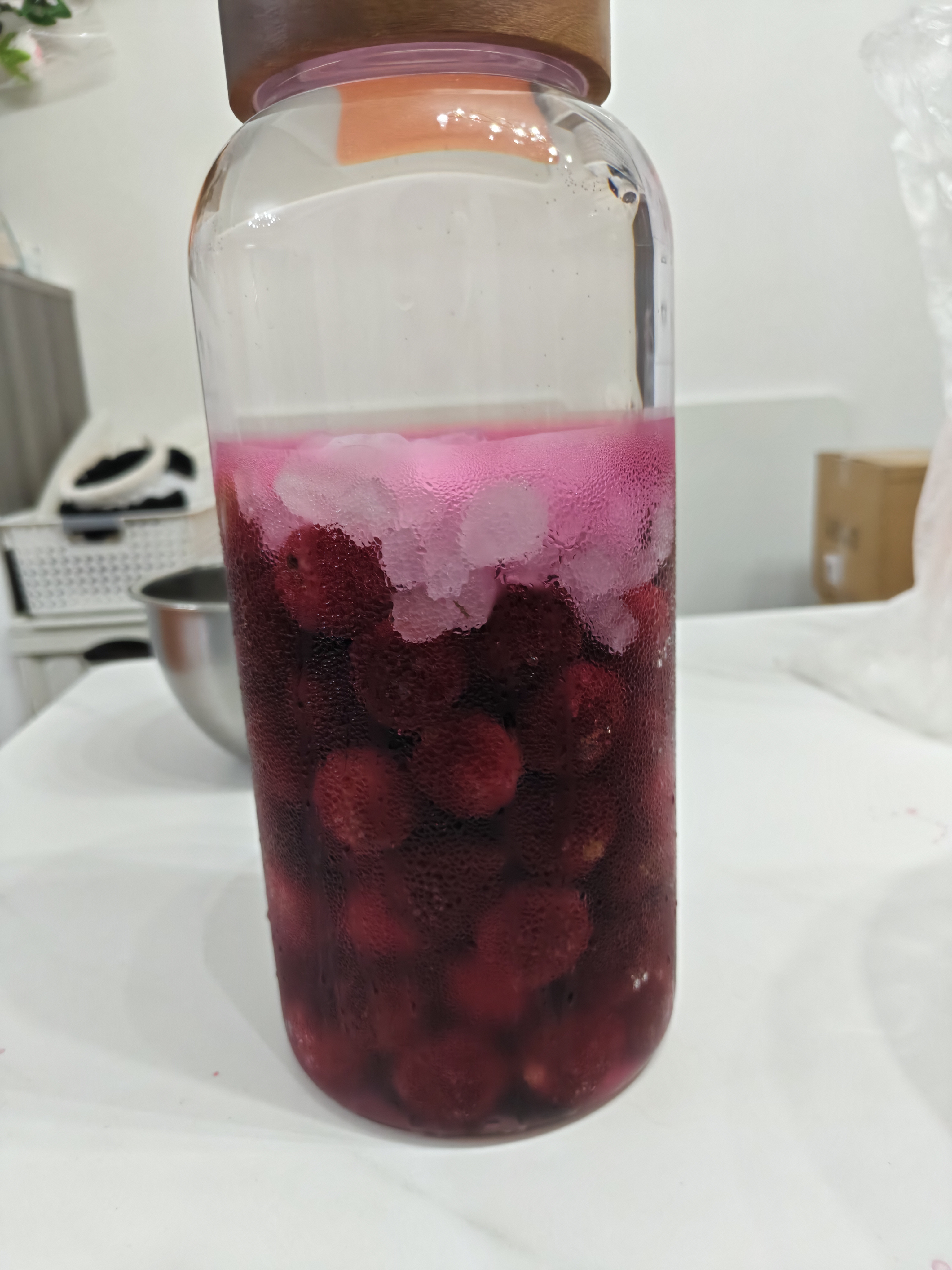 极度空间高硼硅玻璃泡酒瓶3.4L密封罐密封药酒泡酒容器专用罐储酒罐6.8斤 实拍图