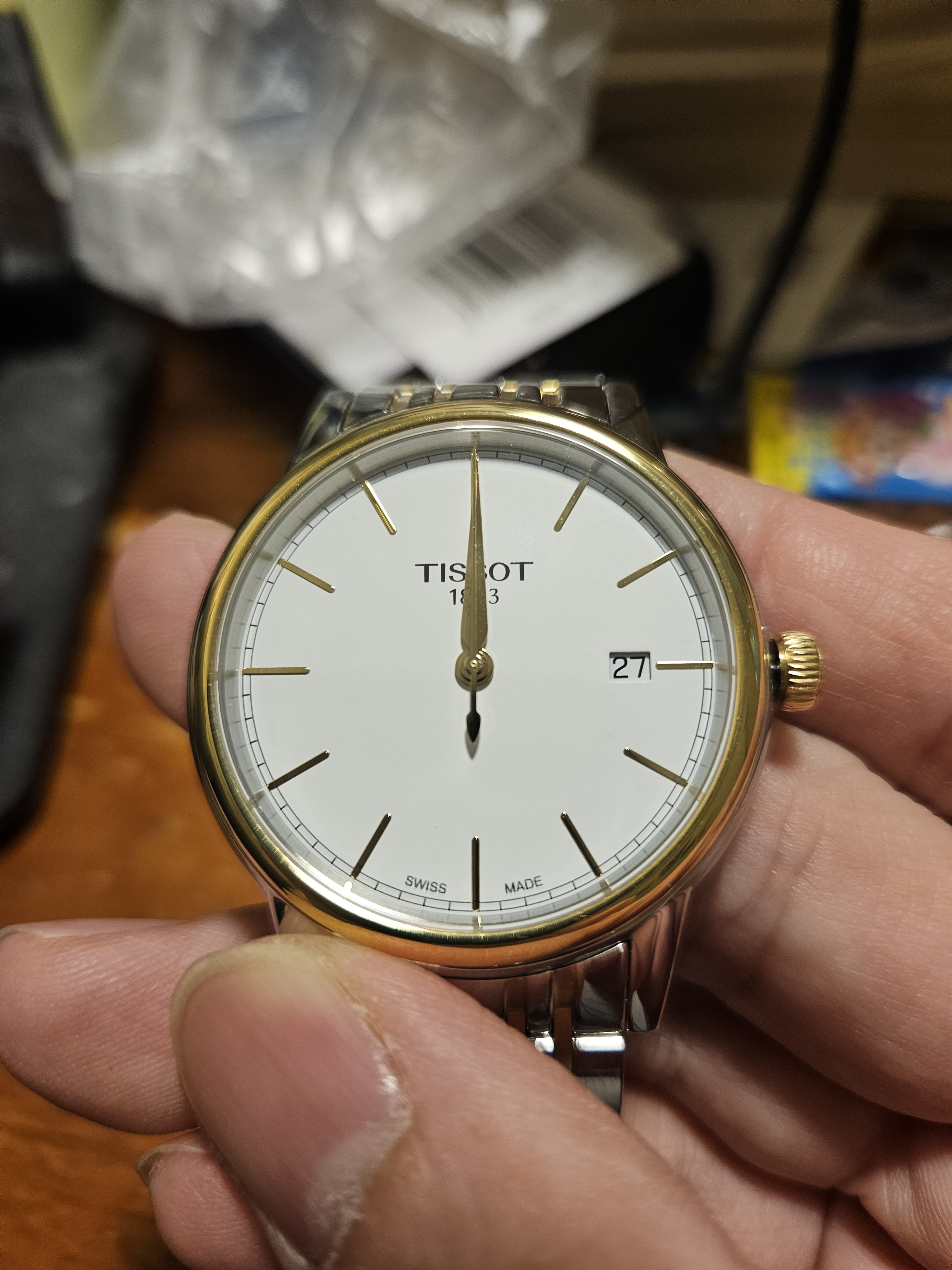 天梭（TISSOT） 手表 卡森系列男表 瑞士石英男士钢带腕表时尚表生日礼物 实拍图