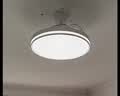 美的（Midea）吊扇灯电风扇灯餐厅吊灯一体客厅卧室灯隐形扇护眼led灯具包安装 实拍图