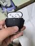 斯幻柯适用AirPods4代保护套Apple4代无线蓝牙耳机套降噪耳机壳airpods4代透明保护磨砂壳-电音-黑色 实拍图