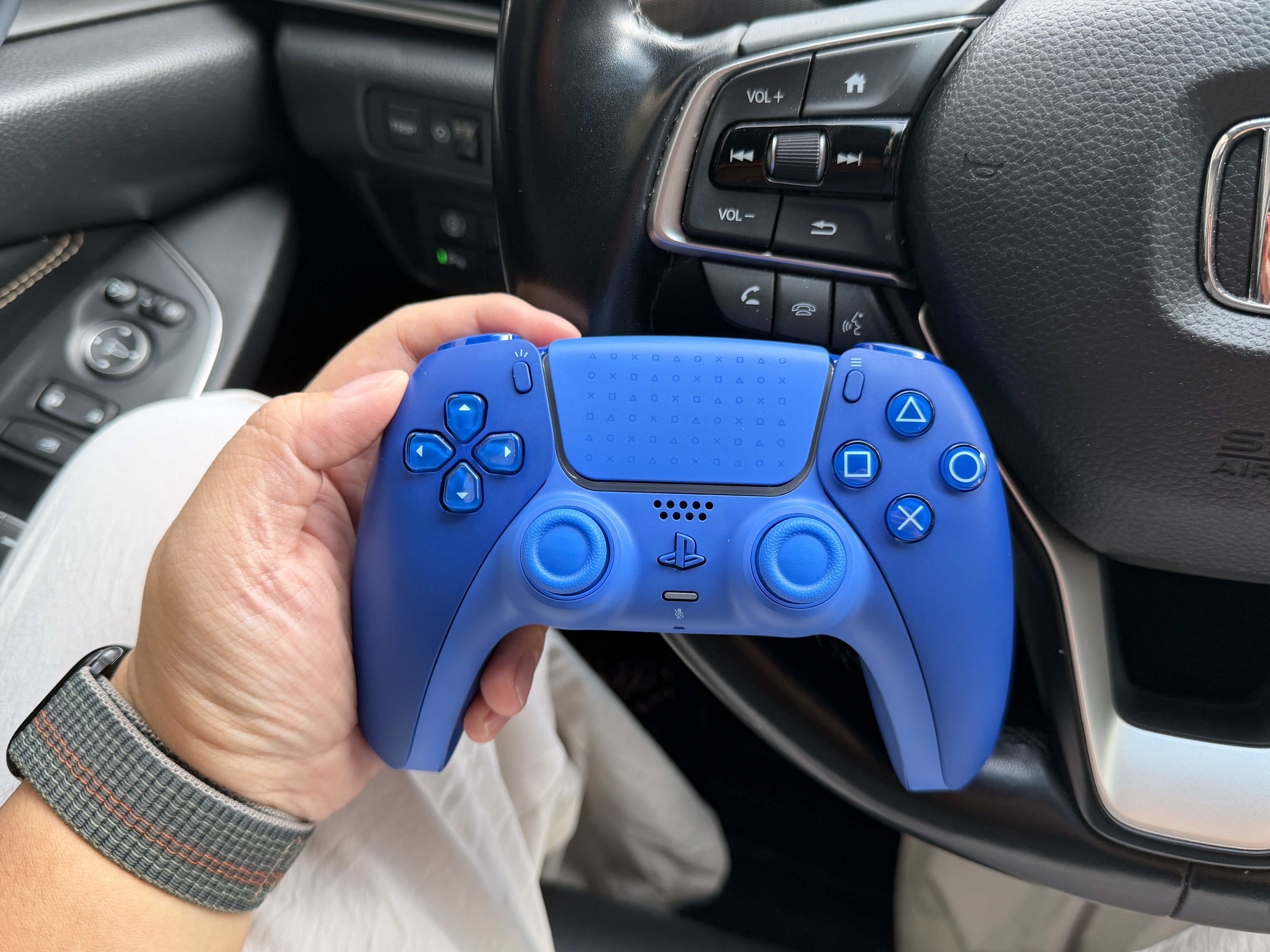 索尼（SONY）PS5 PlayStation DualSense无线游戏手柄 ps5手柄-信仰蓝【影之刃零适配】 实拍图