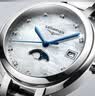 浪琴（LONGINES）瑞士手表 心月系列 月相女士钢带石英表L81164876 实拍图
