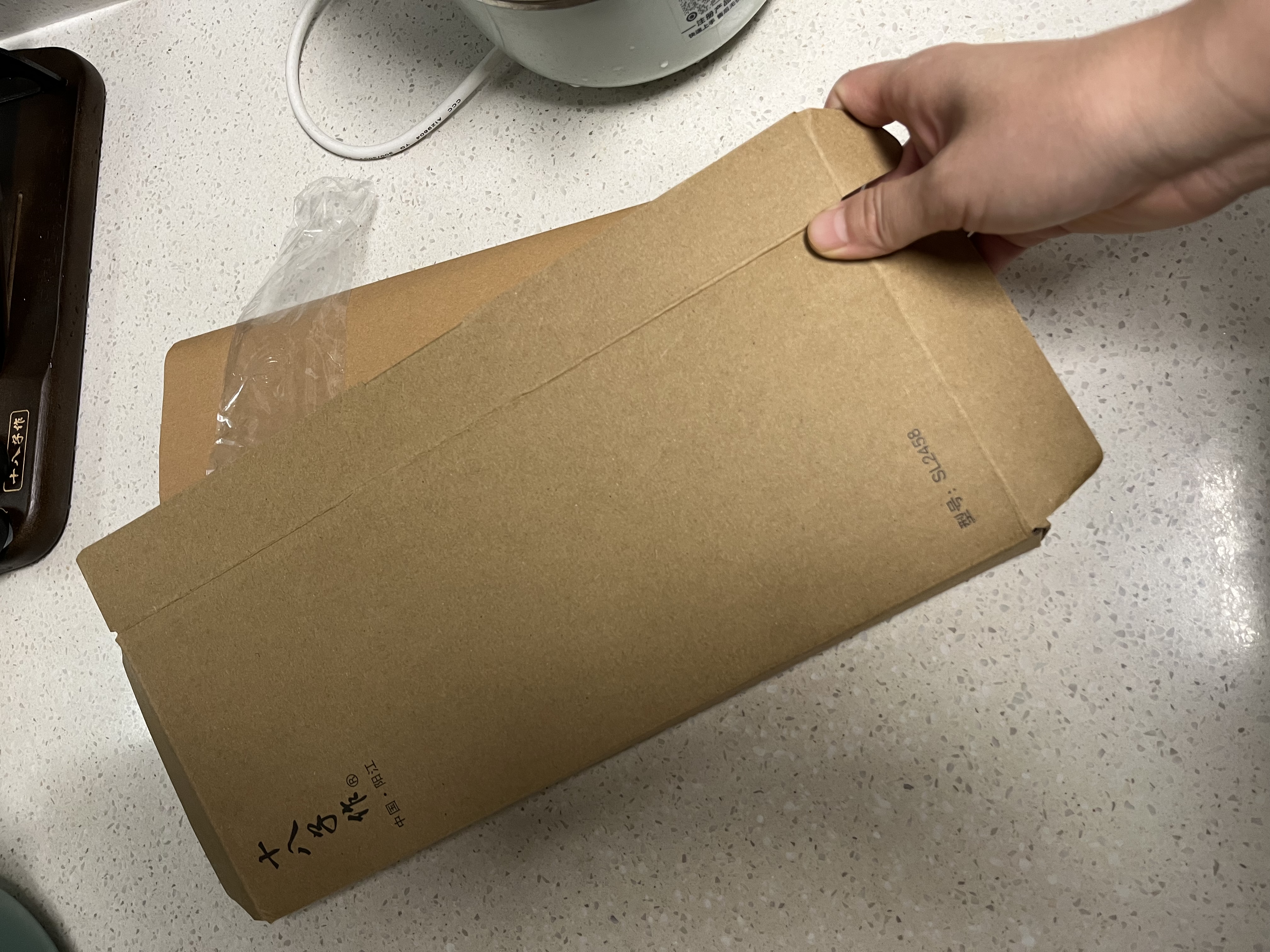 十八子作家用刀具套装开放式刀架菜刀组合 小美满五件套刀SL2458【精美礼盒装】 实拍图