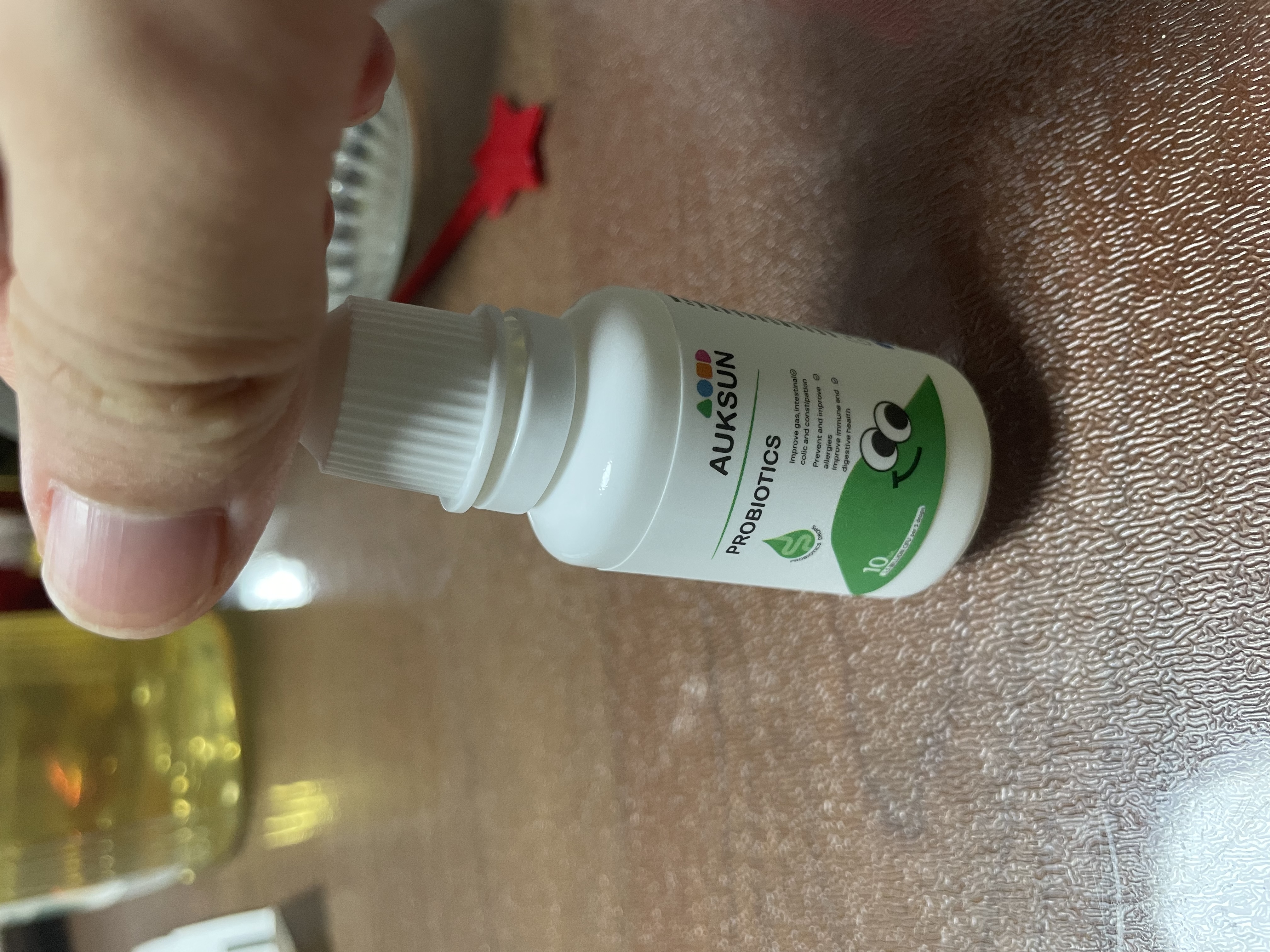 艾珂斯AUKSUN益生菌滴剂婴幼新生儿宝宝肠胀气便秘改善肠胃双歧杆菌10ml 实拍图