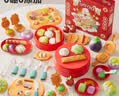 欣格面粉彩泥儿童无毒食品级橡皮泥玩具中华美食铺套装黏超轻粘土礼物 实拍图
