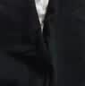 POUM弯刀微喇牛仔裤男装夏秋美式高街复古vibe显瘦修身黑色直筒裤子男 黑色 【高品质】 L 【105-120斤】 实拍图