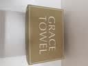 洁丽雅（Grace）毛巾家纺 纯棉太阳花面巾柔软吸水毛巾礼盒两条装70*34cm100g/条 实拍图