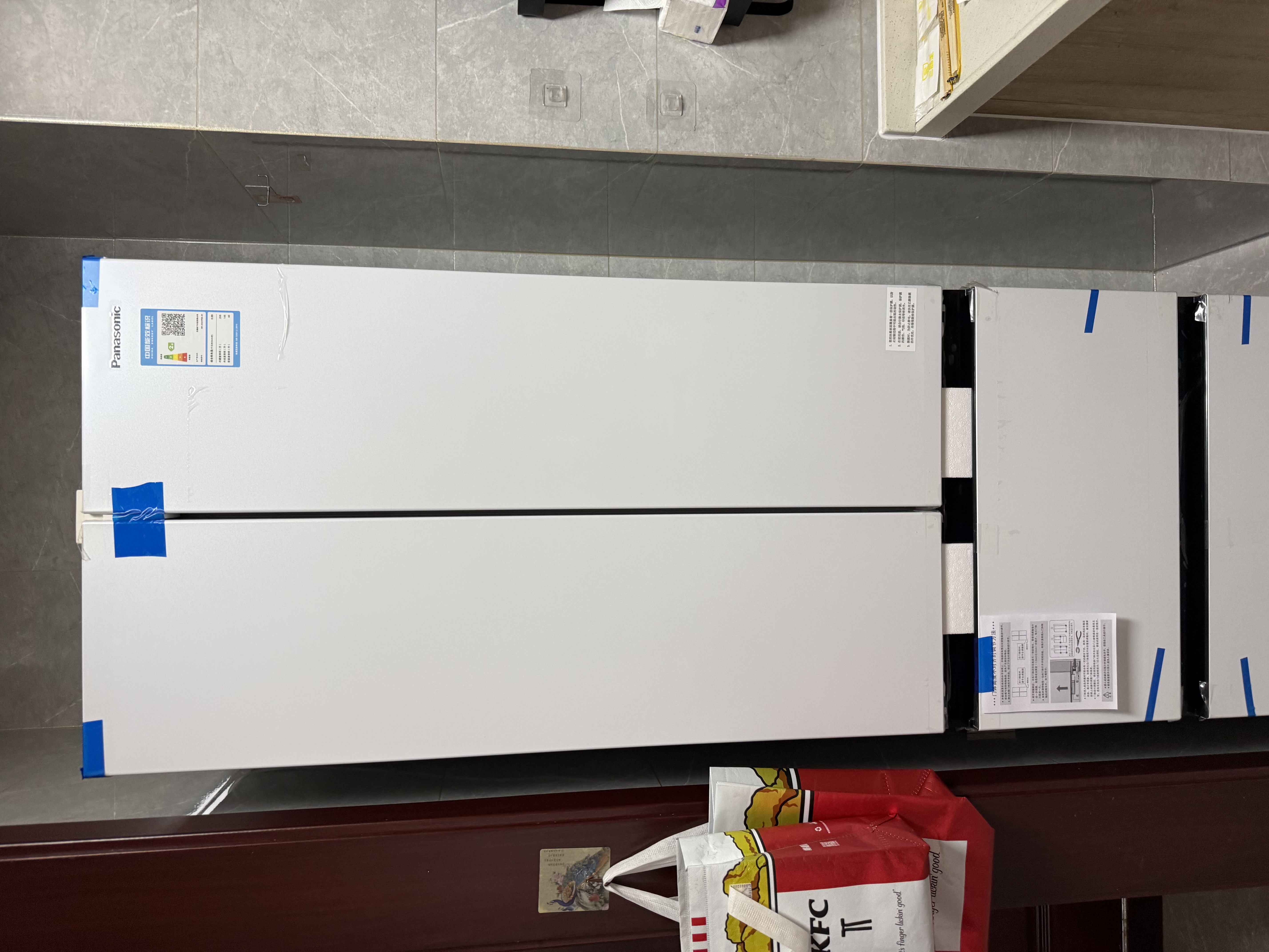 松下（Panasonic）Xtra小法棍400L法式多门冰箱家用小户型超薄风冷无霜以旧换新璀璨白NR-XG41PEB-W【国家补贴】 实拍图