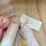 企定量结婚伴娘伴手礼实用女士保温杯礼盒定制员工生日礼物商务团建礼品 【保温杯+晴雨伞+艾草锤+贺卡】印花伴手礼袋 实用套装水杯子客户员工团建活动纪念品生日礼物女闺蜜 实拍图
