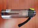 希乐大容量塑料杯男女运动水瓶学生户外随手杯便携带滤网 墨黑 680ml 实拍图