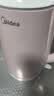 美的（Midea）电热水壶食品级304不锈钢自动断电双层防烫全钢无缝1.5L容量 MK-HJ1566 实拍图