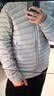 迪卡侬（DECATHLON）短款羽绒服轻薄薄外套户外运动保暖内胆排骨羽绒服TREK100 男款-冰川灰-立领 2XL 实拍图