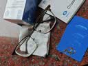 依视路（ESSILOR） 钻晶系列高清耐磨防蓝光近视超薄镜片专业配度数眼镜架男女镜框 现片2片装 来架加工 镜框+依视路膜岩高清1.60现片 实拍图