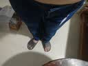 京东京造牛仔裤男士休闲裤子夏季男款百搭复古宽松显瘦锥形 中蓝色 33 实拍图