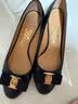 菲拉格慕（Ferragamo）女士黑色Vara蝴蝶结高跟鞋 0775750_1D _ 70 礼物送女友 实拍图