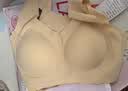 浪莎内衣女无痕小胸聚拢收副乳防下垂胸罩运动一体美背心式固定杯文胸 实拍图