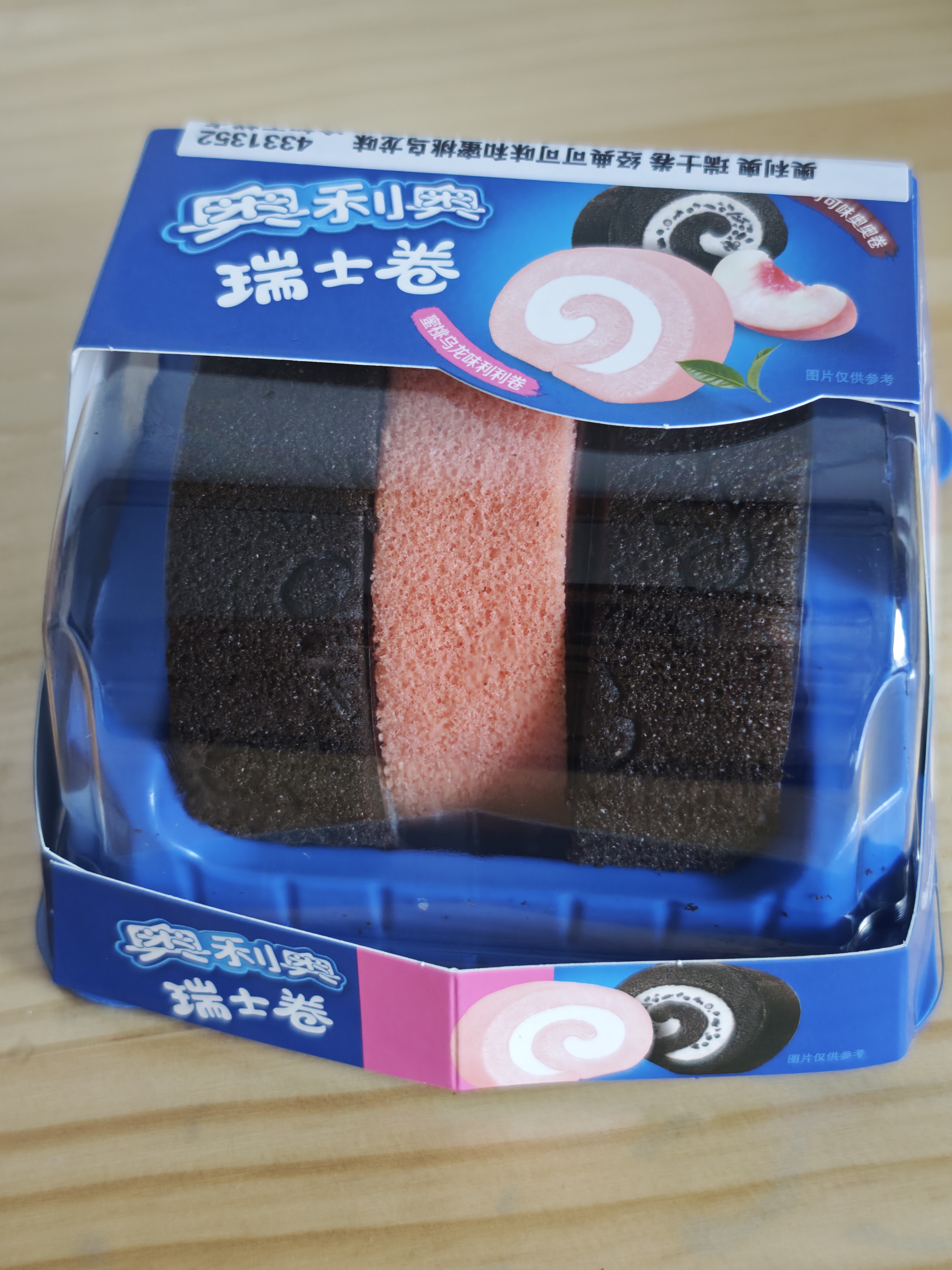 奥利奥（Oreo）奥利奥瑞士卷蜜桃乌龙味165g 1盒 小蛋糕 早餐糕点 零食 实拍图