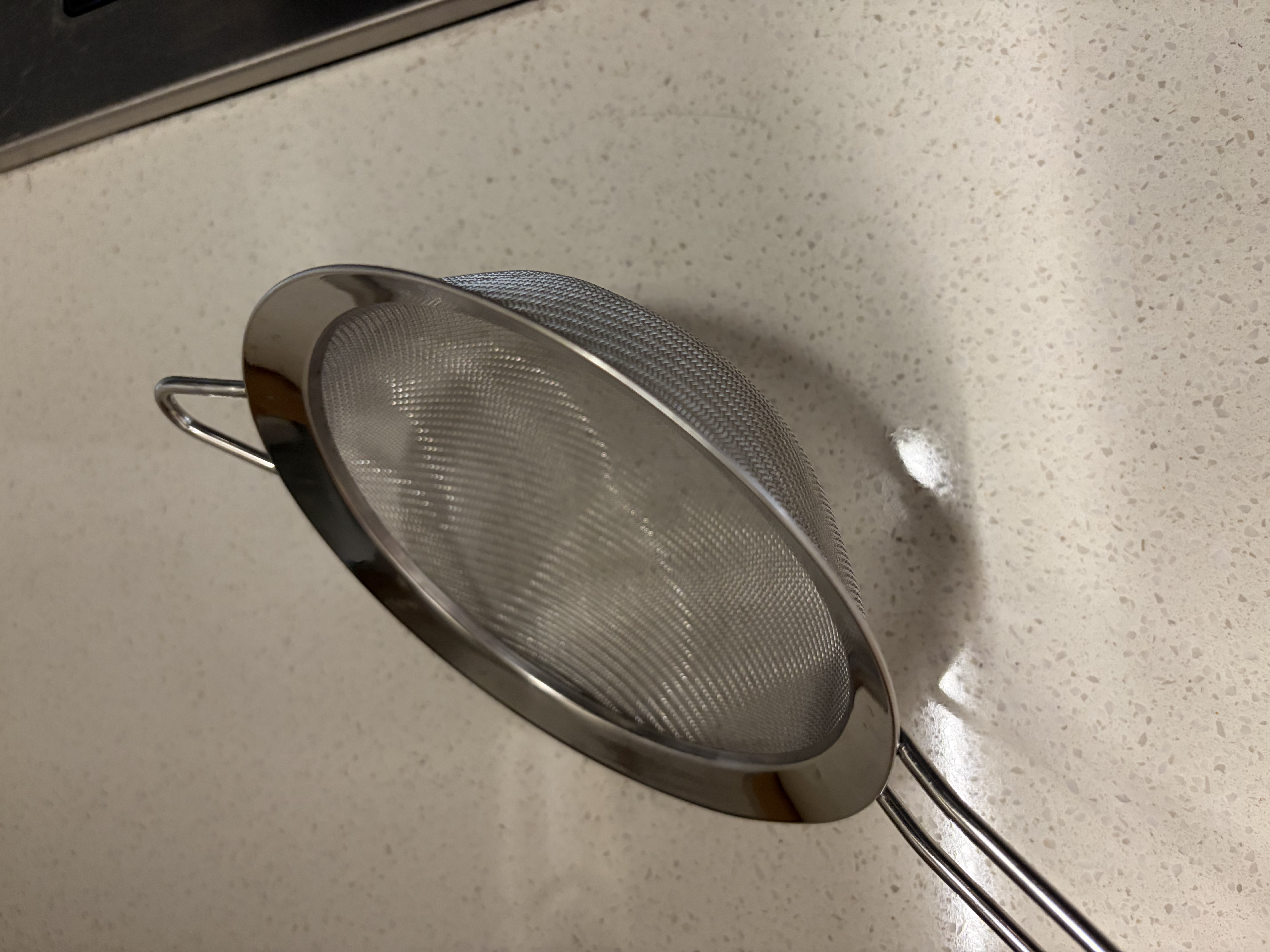 美厨（MAXCOOK）全304不锈钢网漏漏勺30目 过滤网勺细网油漏面粉筛15cm MCCU7346 实拍图