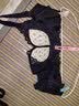 婷美无痕内衣女聚拢小胸显大上托防下垂收副乳无钢圈蕾丝文胸罩 黑M 实拍图