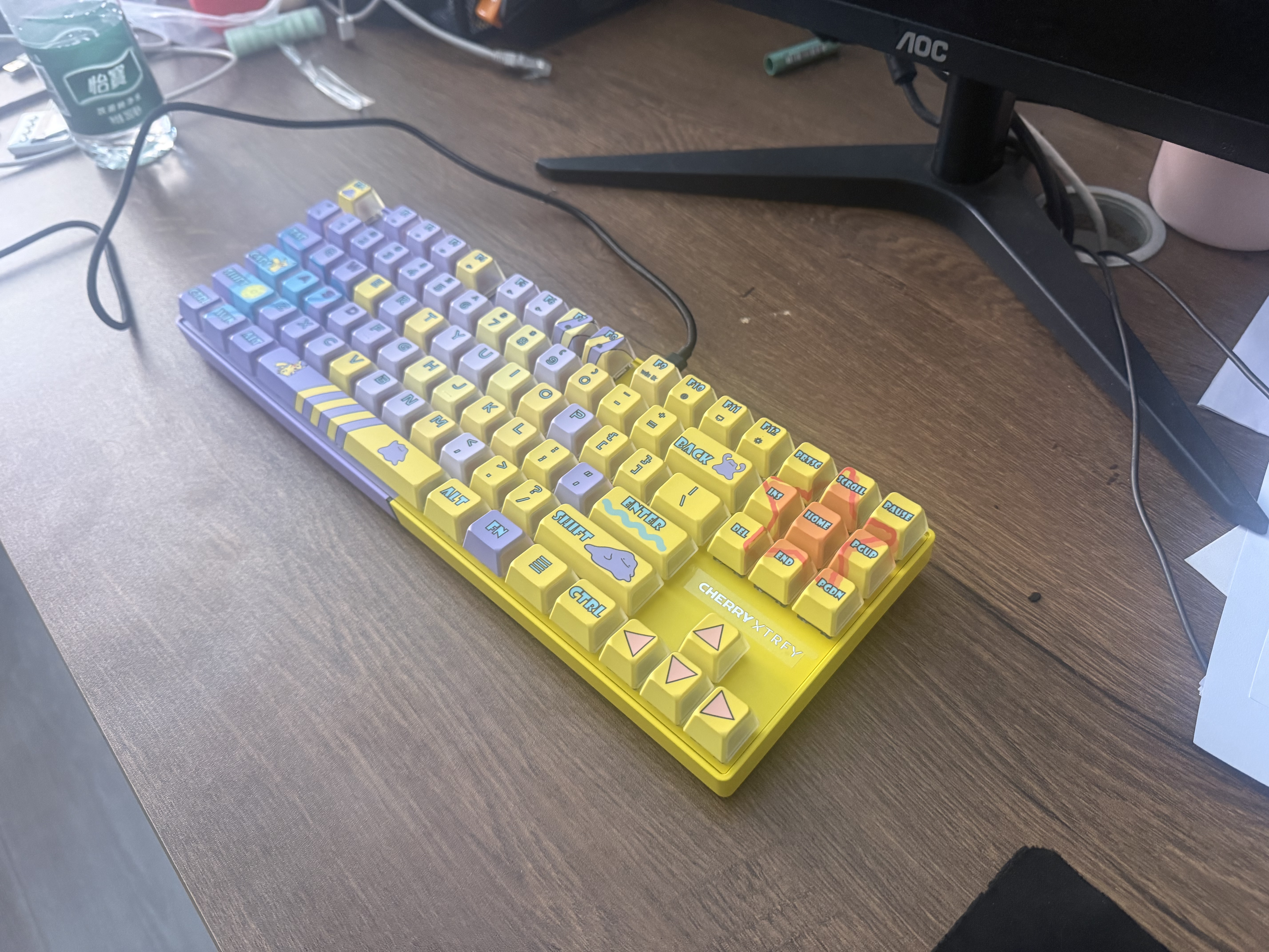 CHERRY樱桃宝可梦百变怪MX8.2PRO HYBRID磁轴键盘87机械键盘无线混插电竞游戏无畏契约三角洲RT快速触发 实拍图