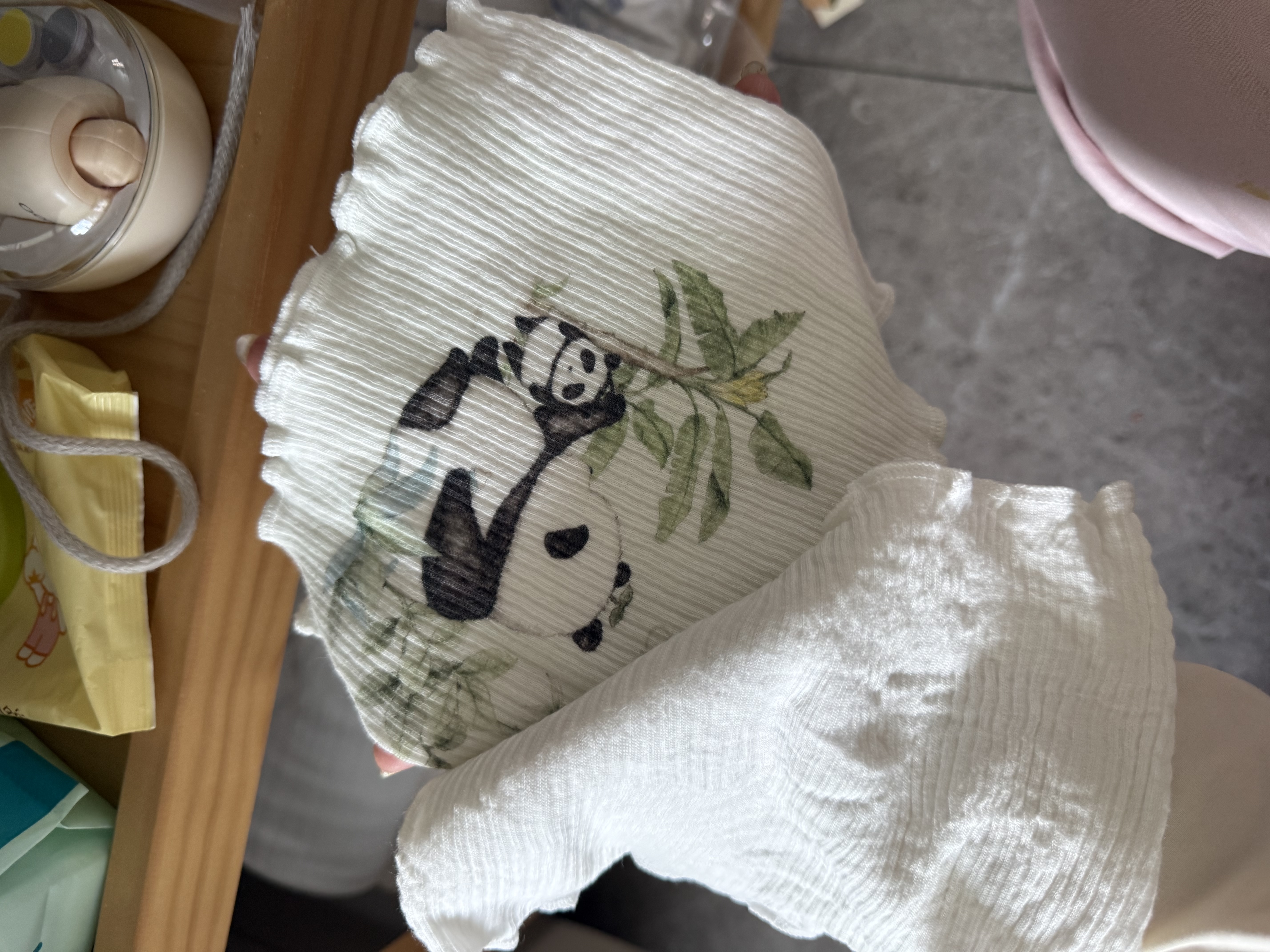 嫚熙（EMXEE）婴儿肚兜护肚围春夏纯棉宝宝护肚子神器新生儿童防着凉护脐带 晒单实拍图