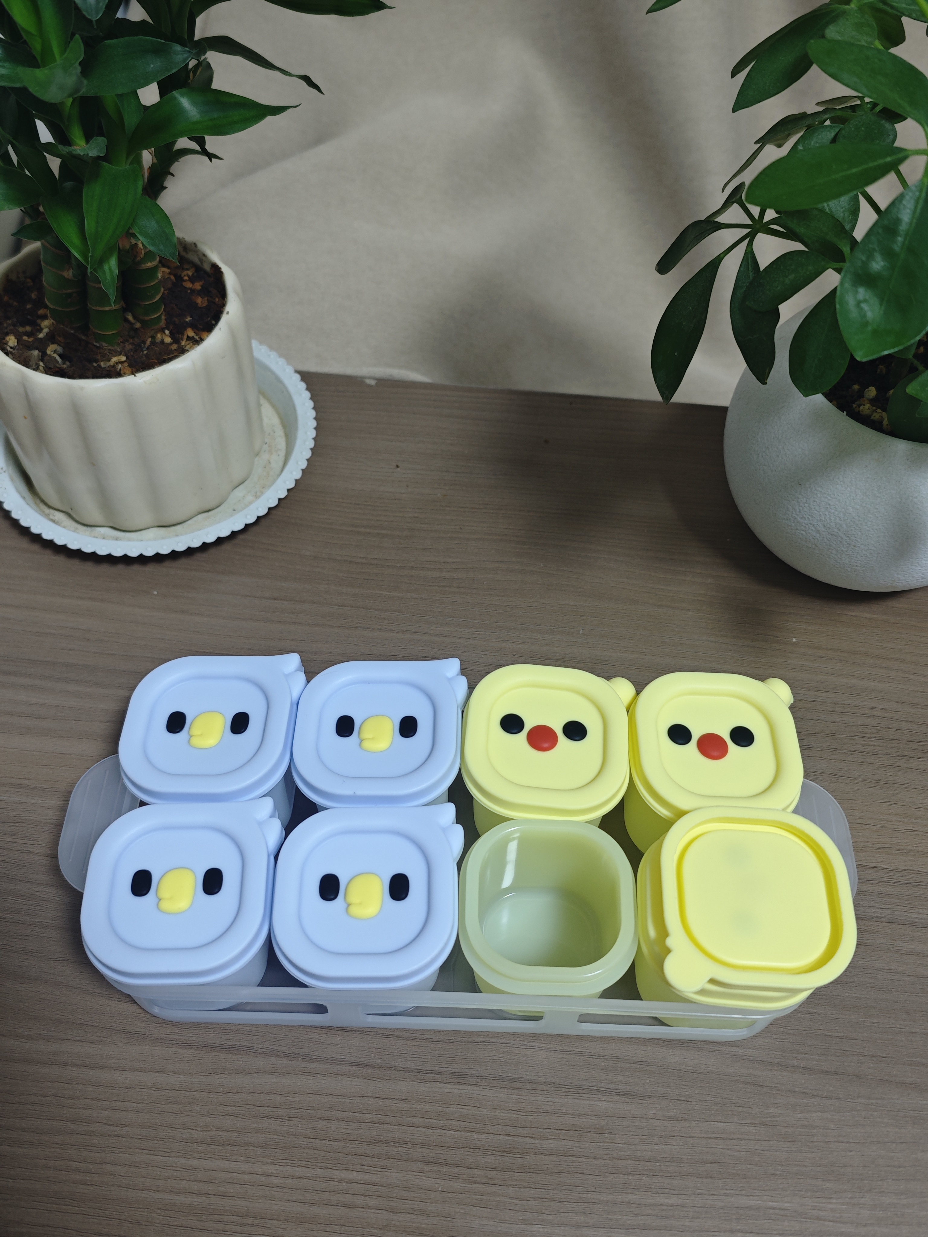 COOKSS宝宝辅食盒模具硅胶家用雪糕冰箱制冰盒硅胶冻冰块神器辅食冰格 实拍图