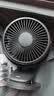 得力【充插两用-超长续航】桌面usb风扇小型电风扇学生宿舍办公室工位寝室床头轻音小风扇-LK220A黑 实拍图
