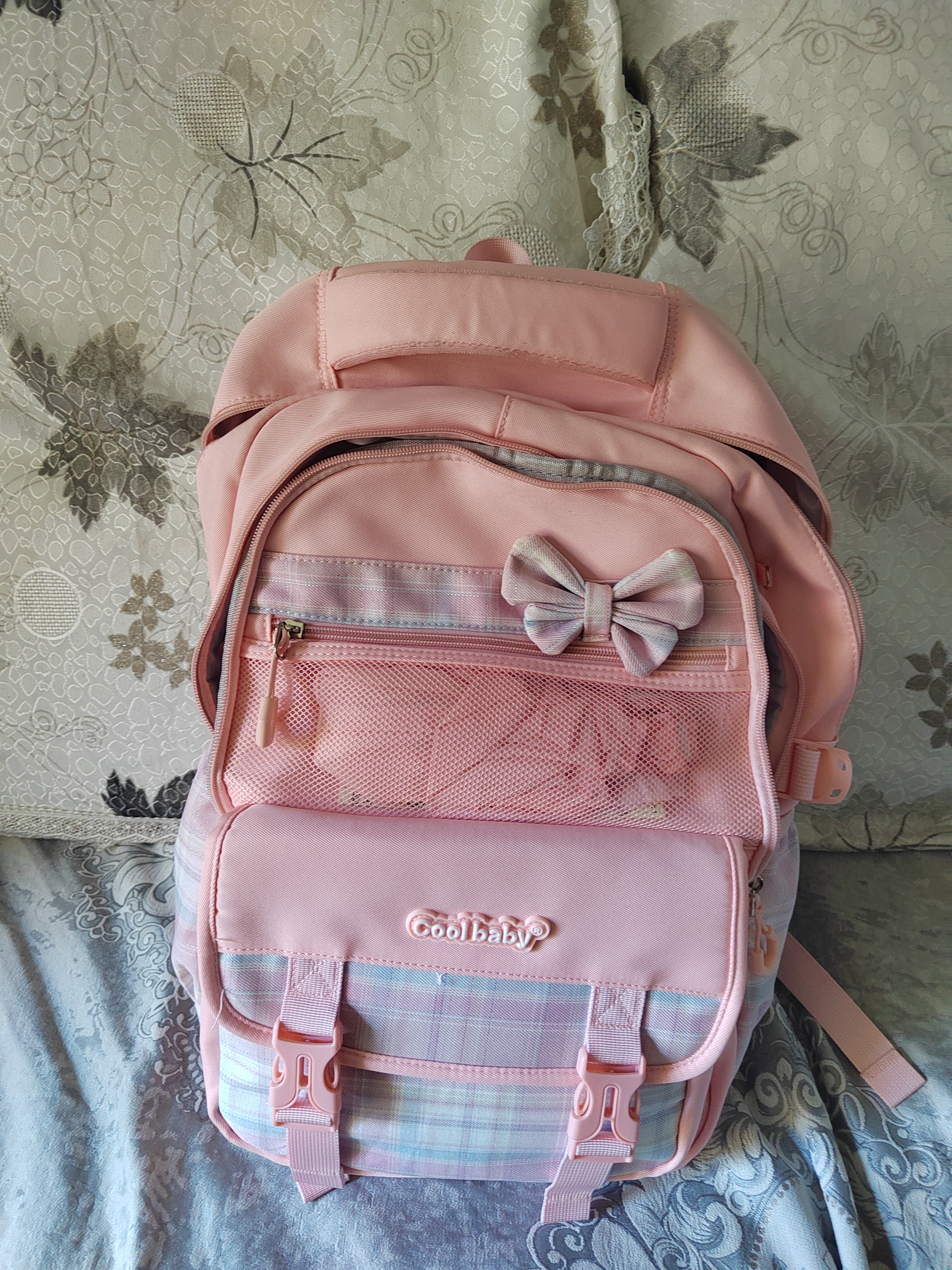 COOLBABY小马宝莉挂件书包小学生儿童护脊减负女孩3-6-9年级初中生双肩包 实拍图