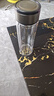 【京东物流配送】高硼硅双层玻璃杯大容量泡茶杯水杯子茶水分离杯 【双层加厚】茶杯350ml1只 实拍图