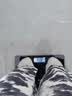 奥克斯体重秤家用小型耐用精准升级充电电子秤 测人体高精准体脂称重秤 健康减重秤 黑色充电 实拍图