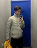 迪卡侬（DECATHLON）户外情侣轻薄运动羽绒服内胆男保暖短款连帽上衣排骨羽绒服 【经典立领】男款-冰川灰 M 实拍图